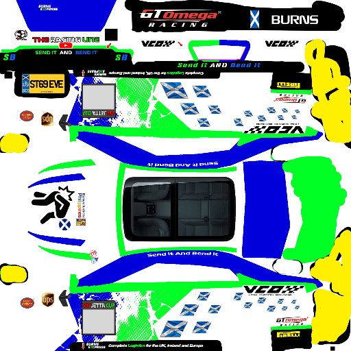 Steven A Burns livery for Euro Jetta Cup Challenge