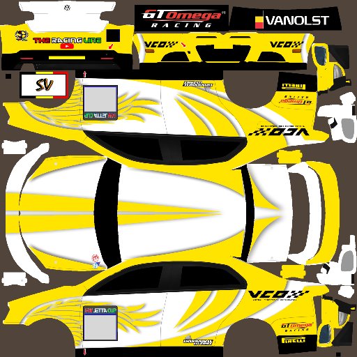 Sam Vanolst livery for Euro Jetta Cup Challenge