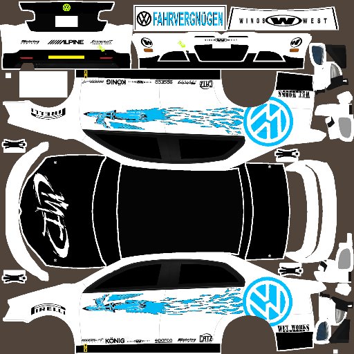 Franco Aguirre livery for Euro Jetta Cup Challenge