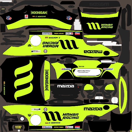Carlos Montoya3 livery for MX5/GT4 Challenge