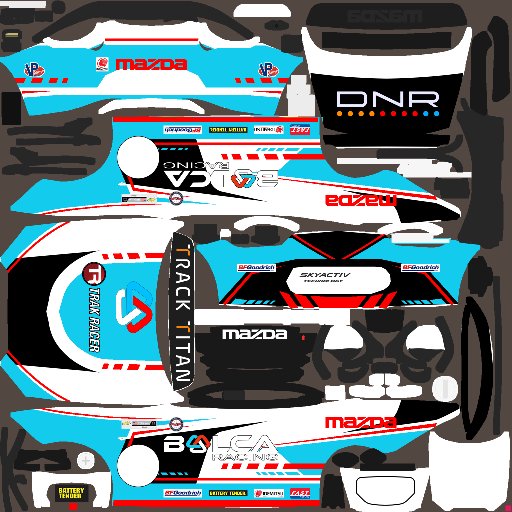 Ian Bost livery for MX5/GT4 Challenge