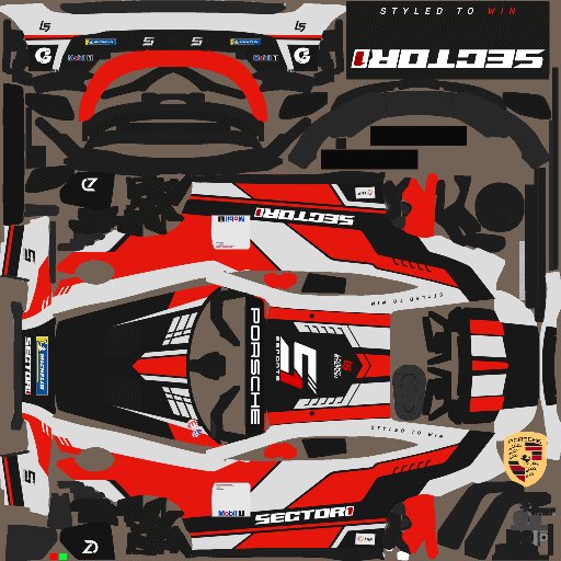 Conor Jordan3 livery for Euro/Global Porsche Cup Challenge