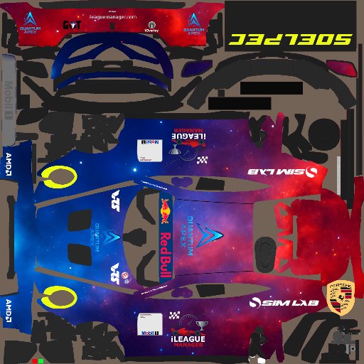 Patrick Strijdonck livery for Euro/Global Porsche Cup Challenge