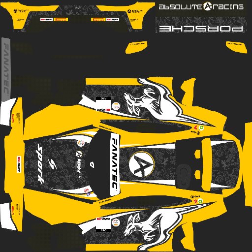 Eugene Schmidt livery for Euro/Global Porsche Cup Challenge