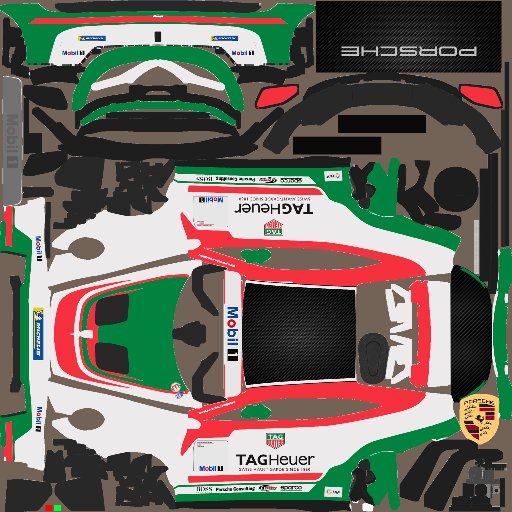 Maarten Siedsma livery for Euro/Global Porsche Cup Challenge