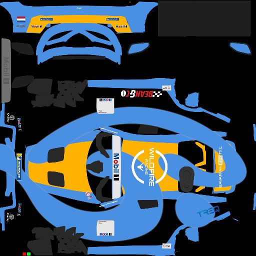 Freerk Smit livery for Euro/Global Porsche Cup Challenge