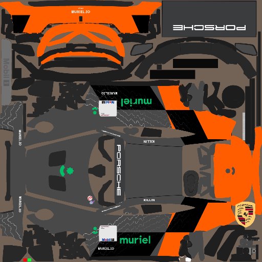 Niall J Killin livery for Euro/Global Porsche Cup Challenge