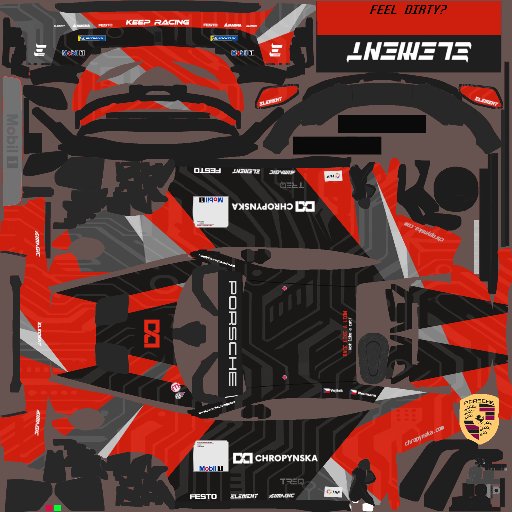 David Vojtek livery for Euro/Global Porsche Cup Challenge