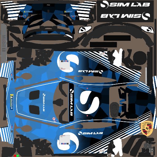 Dennis Blomaard livery for Euro/Global Porsche Cup Challenge