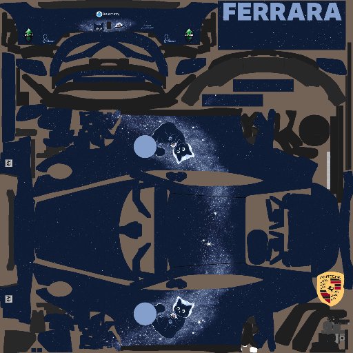 Sébastien Ferrara livery for Euro/Global Porsche Cup Challenge