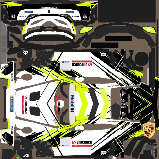 Chris Jennings9 livery for Euro/Global Porsche Cup Challenge