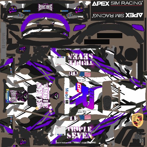 Reau Bell livery for Americas Porsche Cup Challenge