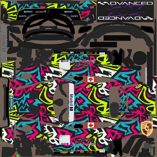 Ryan Skalny livery for Americas Porsche Cup Challenge